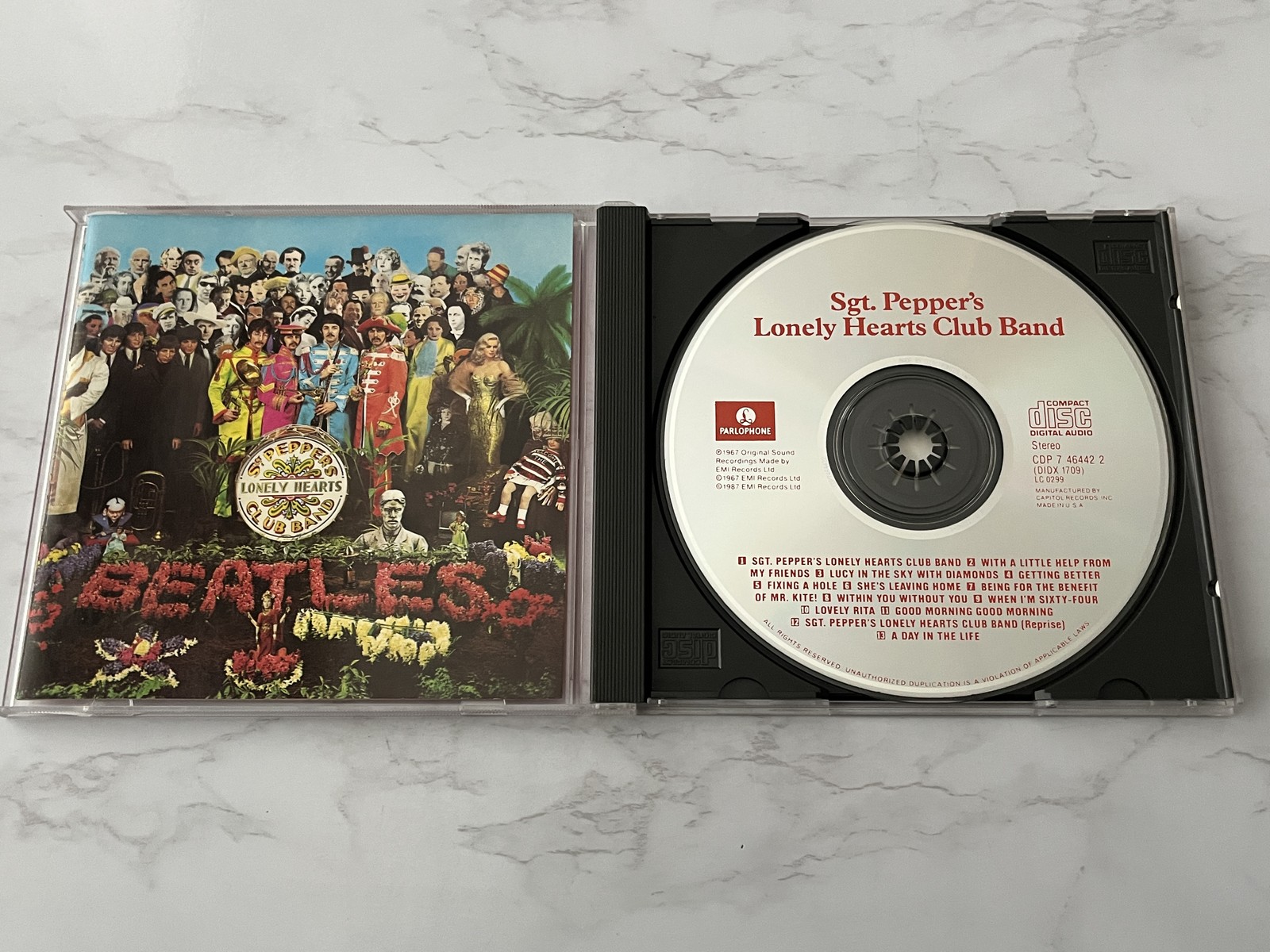 The Beatles Sgt. Pepper's Lonely Hearts Club Band CD EARLY DISCTRONICS PRESS!