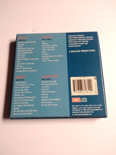 Four More Hollies Originals by The Hollies (CD, Feb-1996, 4 Discs, EMI)