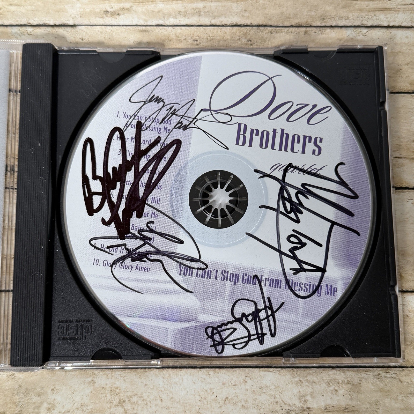 SIGNED Dove Brothers Quartet 5 CD Lot Southern Gospel Christian Religious Music