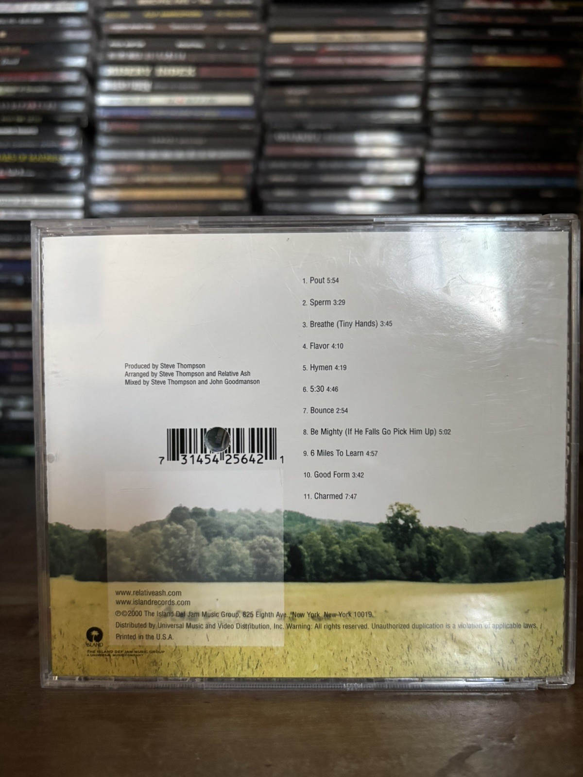 Relative Ash-Our Time With You…-2000 CD-Island-promo-rare-pre owned-VG + cond.