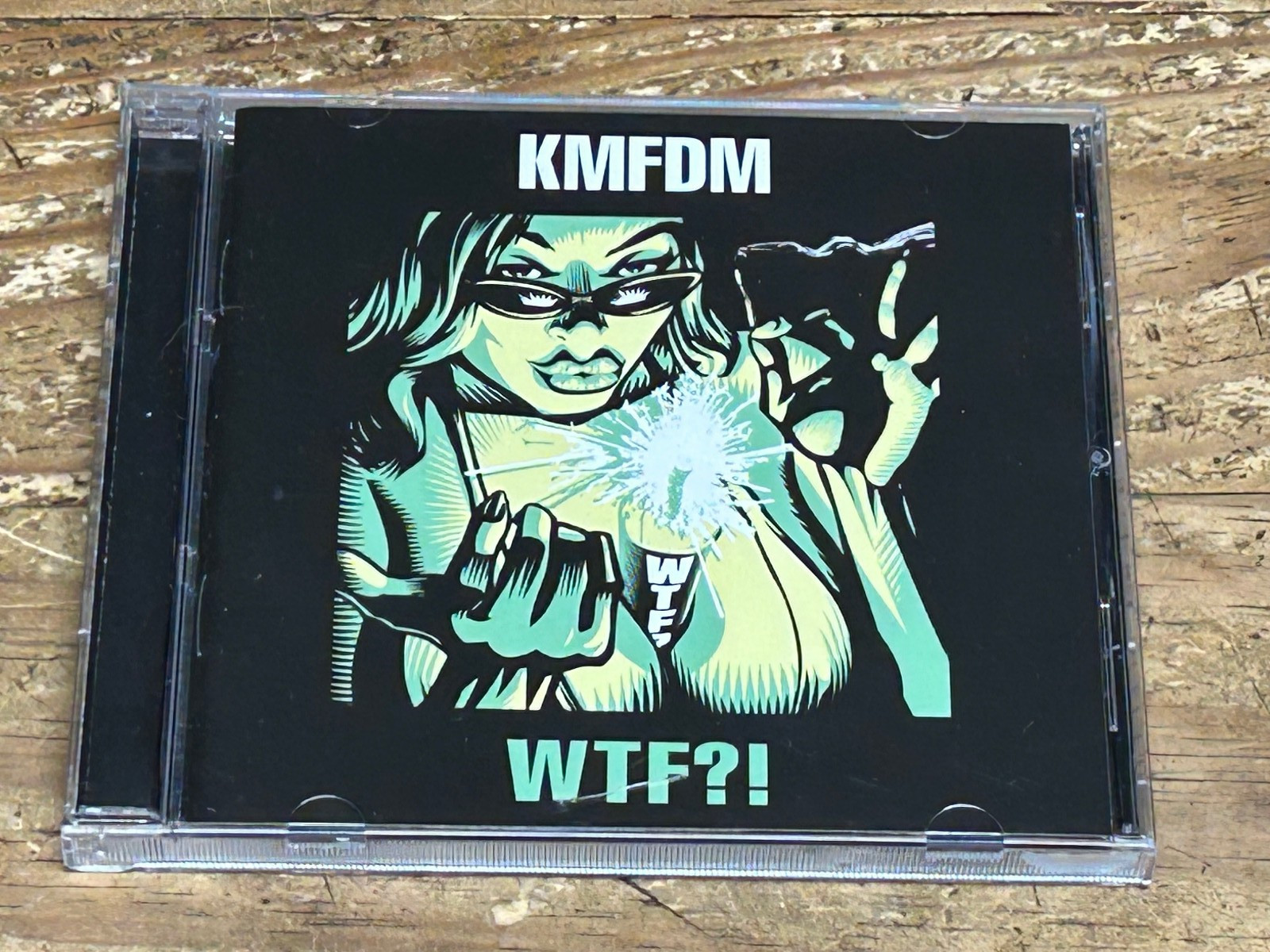 KMFDM - WTF?! CD. Super rare & out of print 2011 on Metropolis Records.