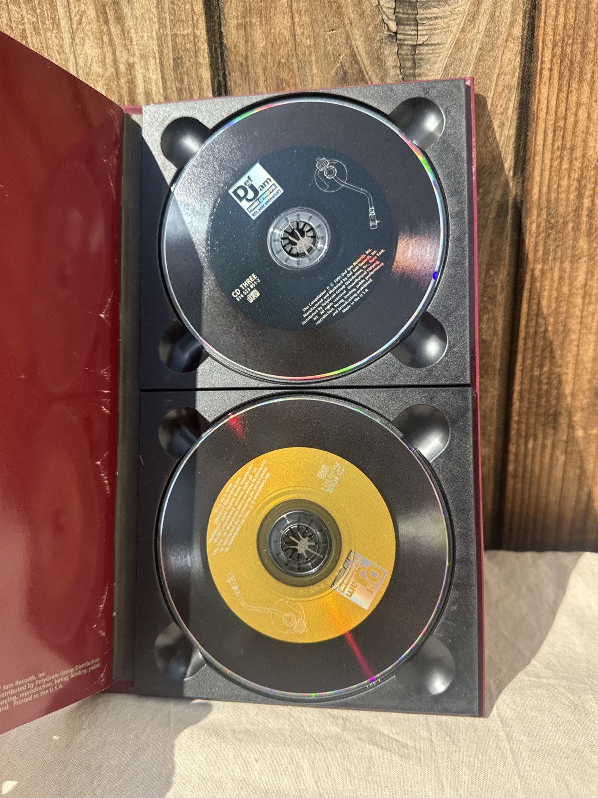 Def Jam - Music Group 10th Year Anniversary 4 CD Box Set 1994 Hip Hop Rap