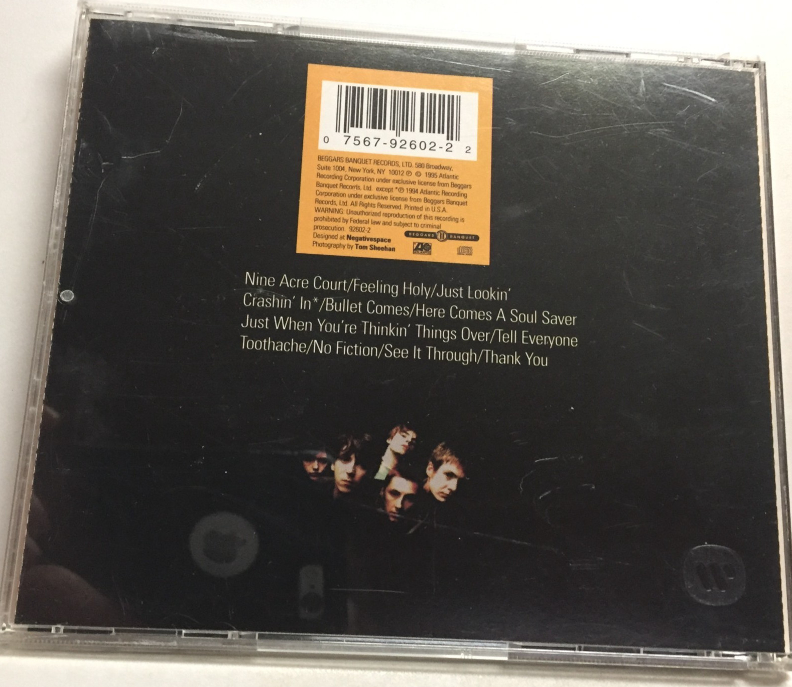 The Charlatans UK - Self Titled (CD,1995,Atlantic,GOLD PROMO) RARE 1st PRESSING!