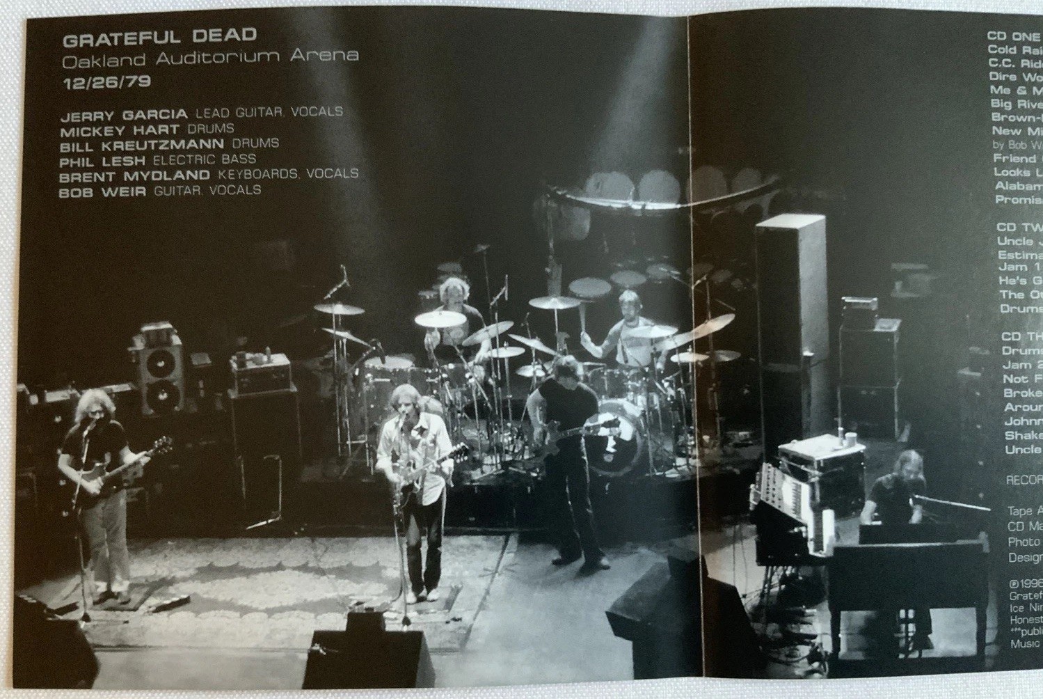 Grateful Dead 3 CD Set Dick’s Picks Volume 5 Oakland Auditorium Arena 12/26/79