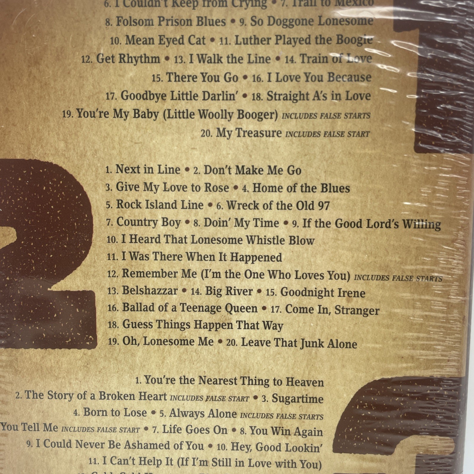 Johnny Cash The Complete Sun Recordings 1955-1958 3 CD Box Set Country Time Life
