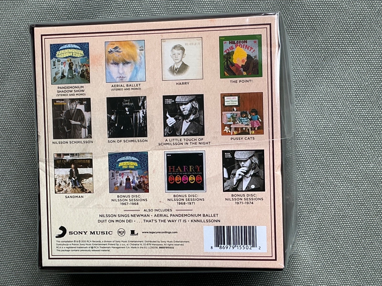 22-CD Lot Harry Nilsson *Complete* RCA Album Collection Popeye Deluxe Edition