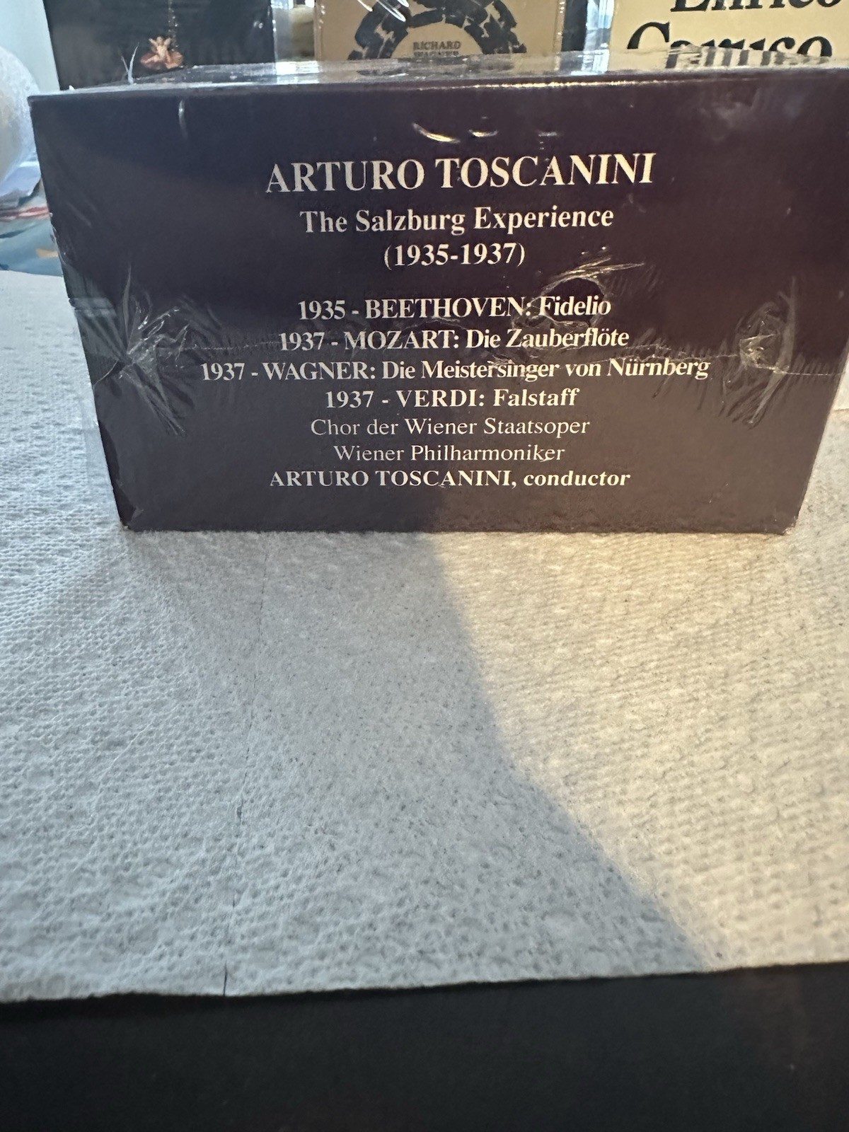 Toscanini The Salzburg Experience 9CD Box Remastered Comp Crammofon 2000