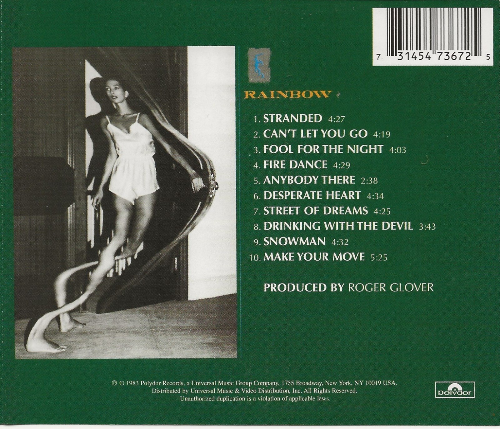 Bent Out of Shape (Remastered) by Rainbow (CD, 1999, Polydor)