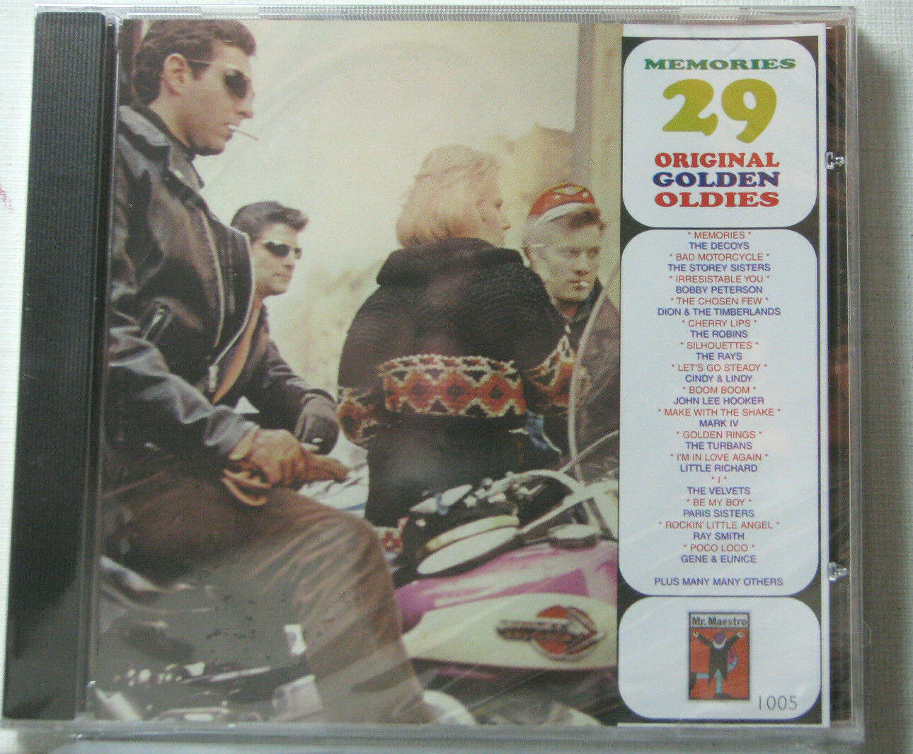 STILL-SEALED CD-- MEMORIES: 29 ORIGINAL GOLDEN OLDIES Pop, Doo Wop, Rock & Roll