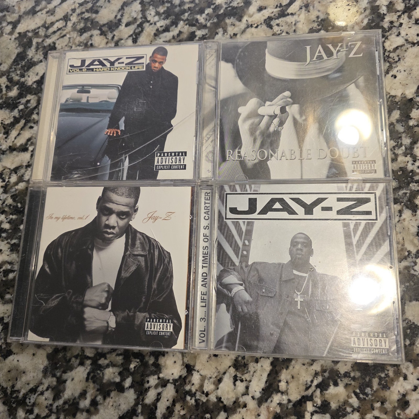 Jay-Z CD Lot of 4, Volume 1, 2 & 3, Reasonable Doubt