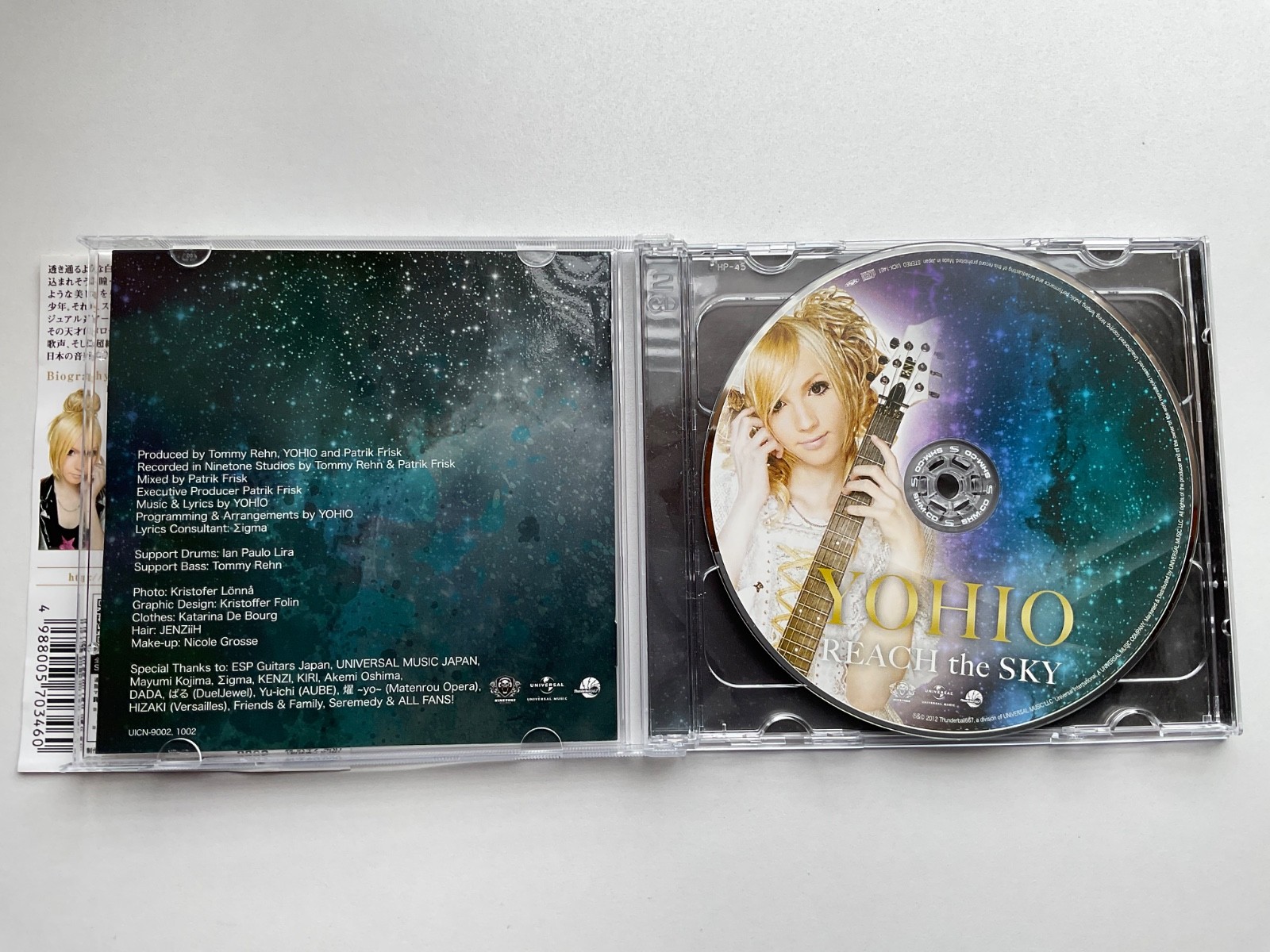 YOHIO Reach the Sky Japan CD + DVD Deluxe Edition SHM-CD w/ OBI UICN-9002