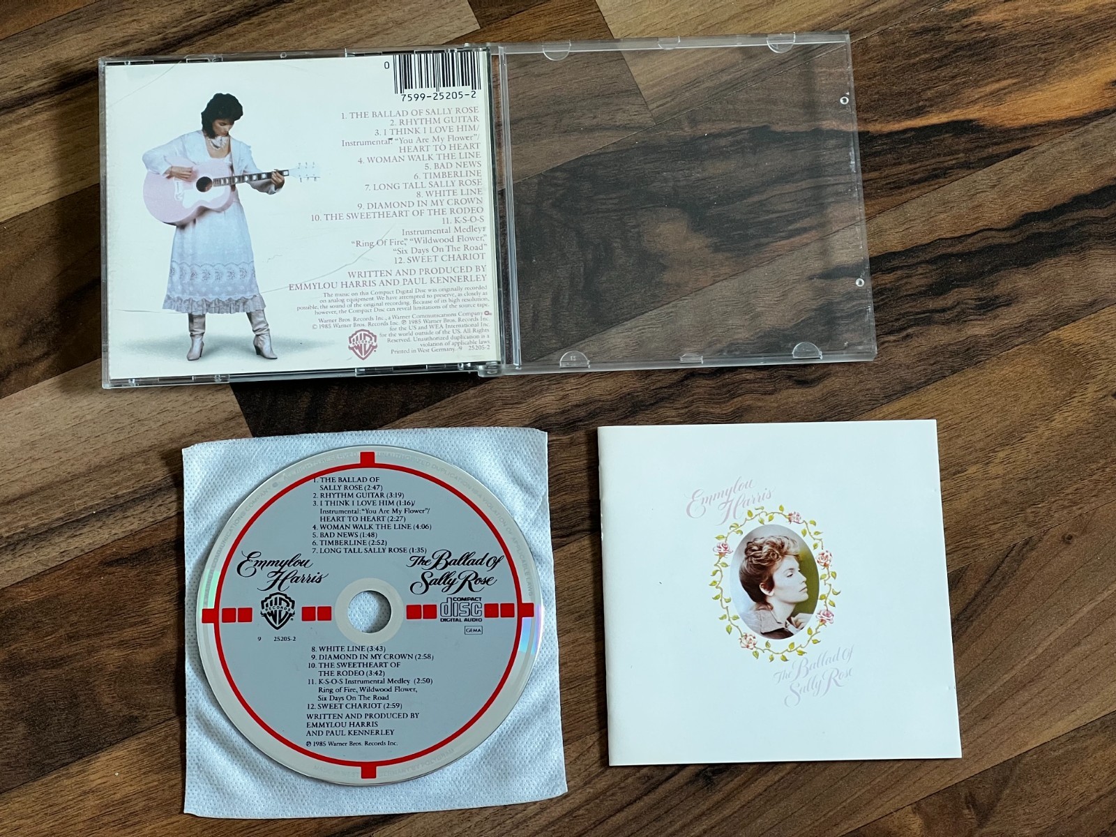 EMMYLOU HARRIS The Ballad Of Sally Rose 1985 WEST GERMANY TARGET CD album
