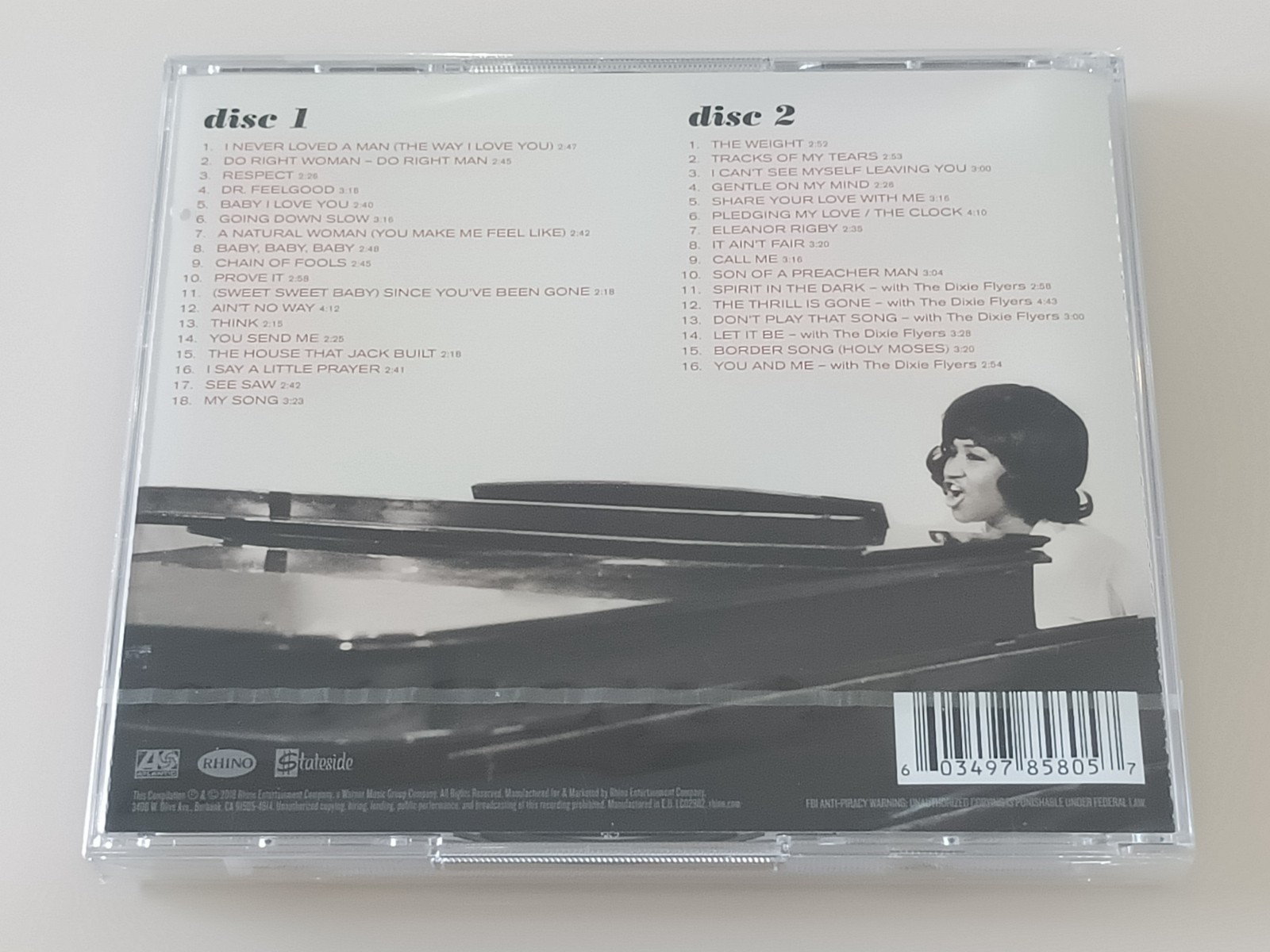 The Atlantic Singles Collection 1967-1970 by Aretha Franklin (2CD, 2018) New