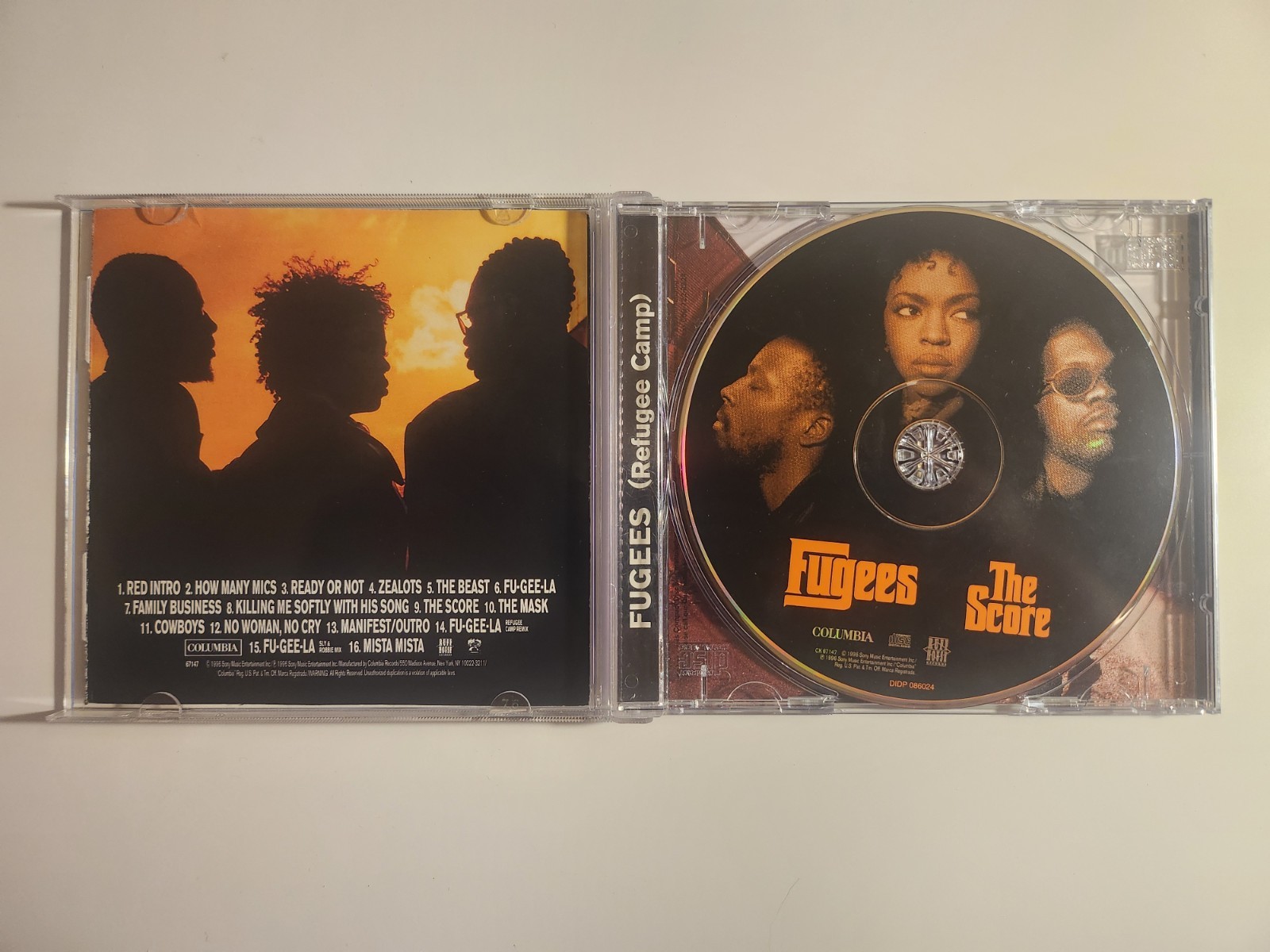The Score by Fugees (CD, 1996) Grammy Winner Fantastic Condition