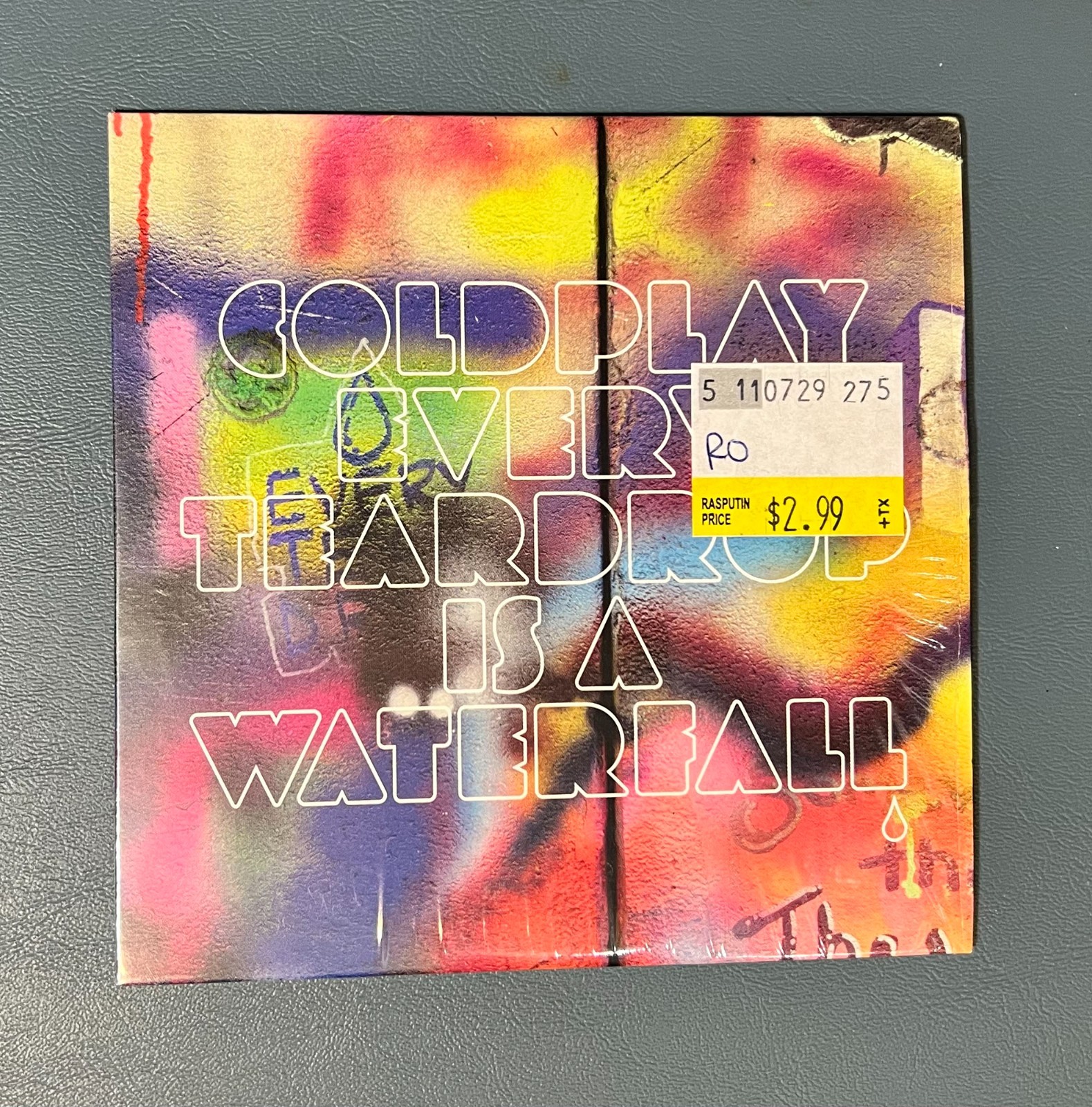 Coldplay Every Teardrop is a Waterfall CD Single 2011 With Sleeve Very Good