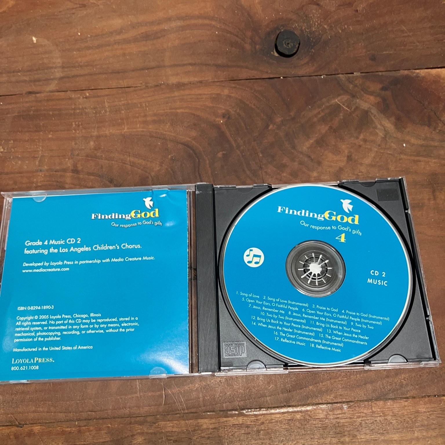 Finding God - Our Response to God's Gifts 4 CD 2004 Religious Loyola Press