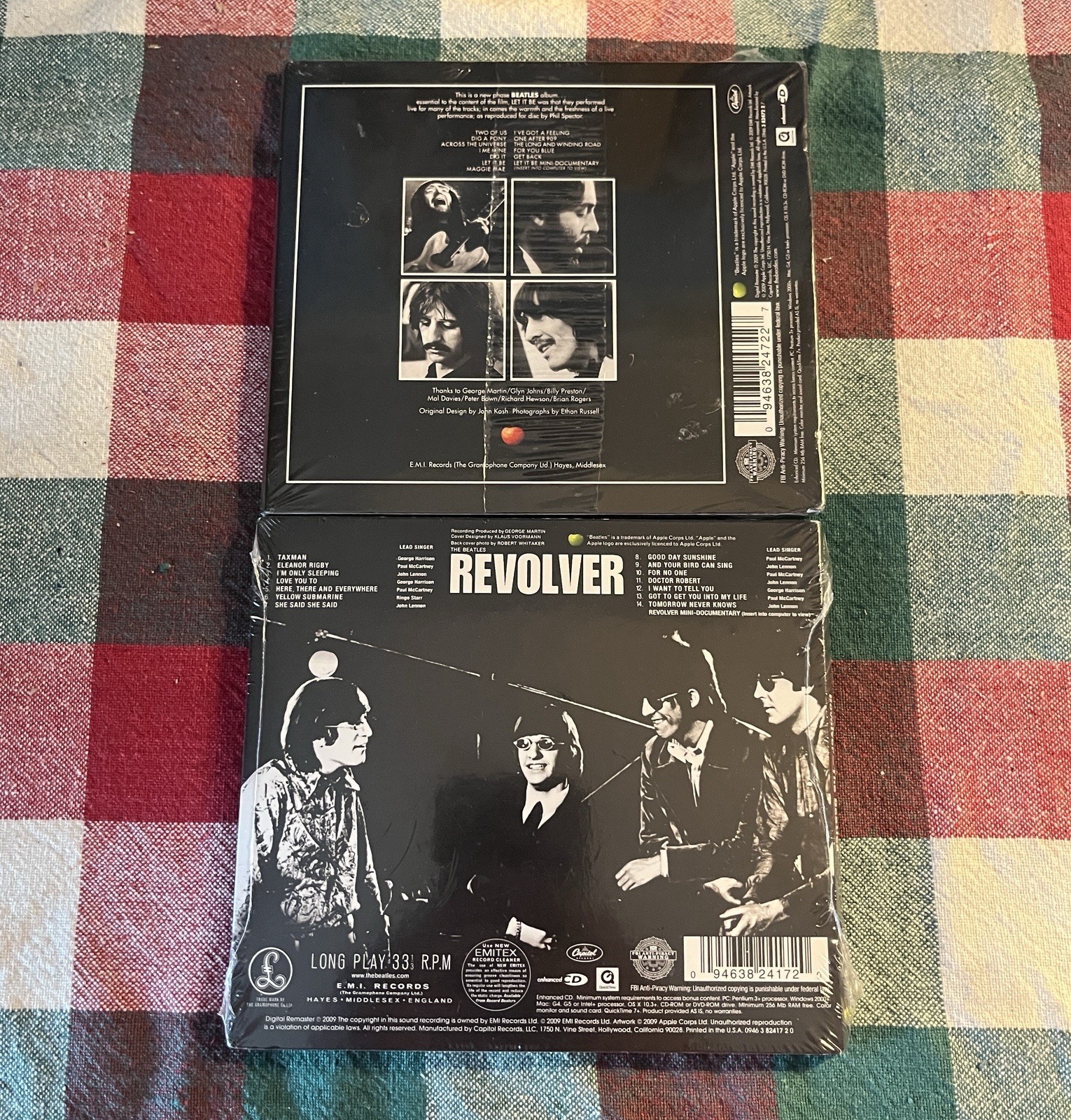 Lot of #2 SEALED The Beatles Digipak CD’s (Let It Be, Revolver) Apple Records