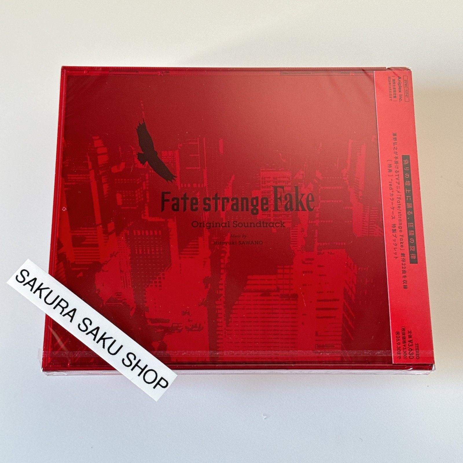 Fate/strange Fake Original Soundtrack CD Booklet Japan Sawano Hiroyuki nZk