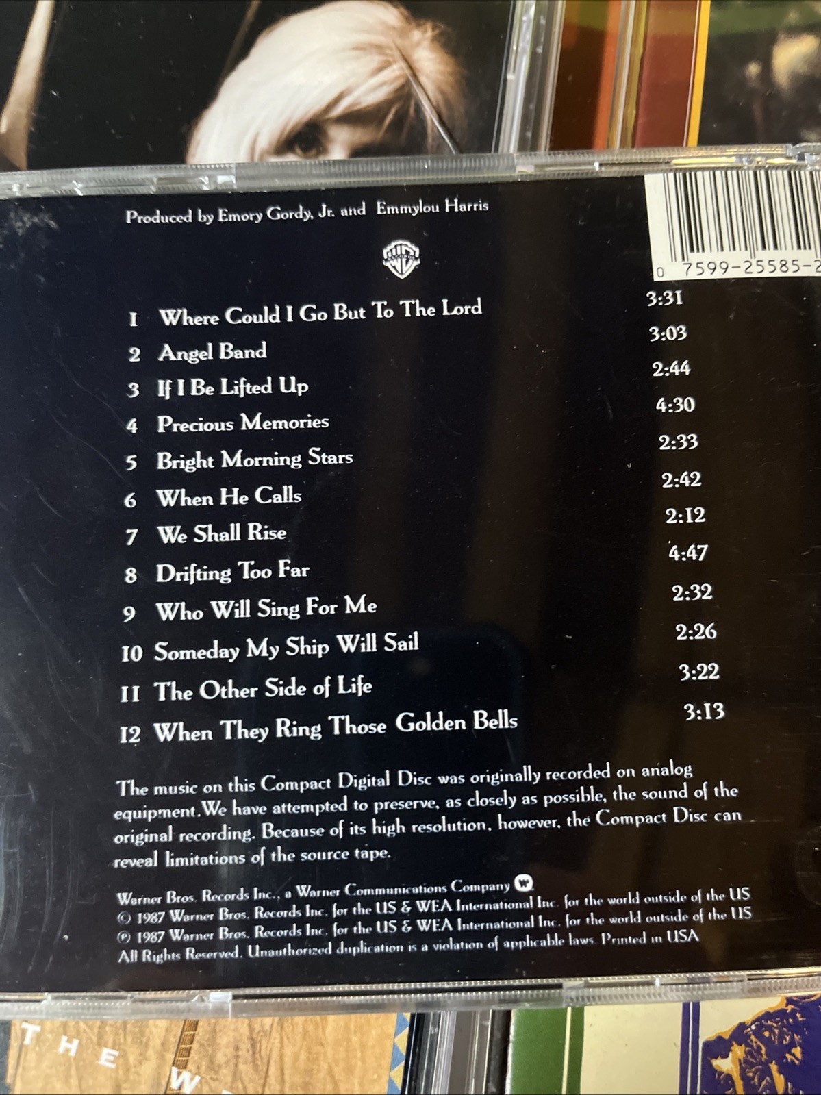 Emmylou Harris 17 CD Lot with Mark Knopfler Linda Ronstadt Dolly Parton - VG