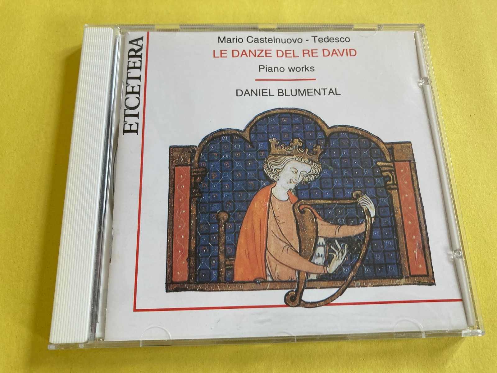 Tedesco: Le Danze del Re David (Piano Works) / Blumenthal (CD, 1992, Etcetera)