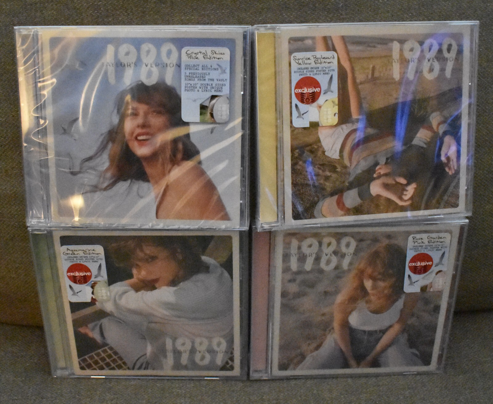 TAYLOR SWIFT - 1989 - TAYLOR'S VERSION  4 CD SET TARGET EXCLUSIVE - NEW SEALED 