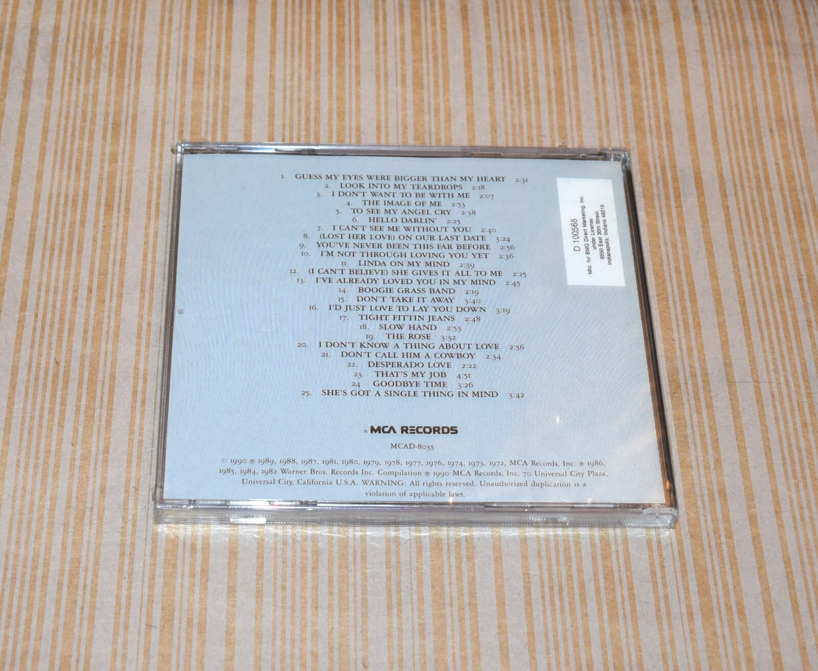 Silver Anniversary Collection by Conway Twitty (CD, Apr-1990, MCA) NEW Sealed