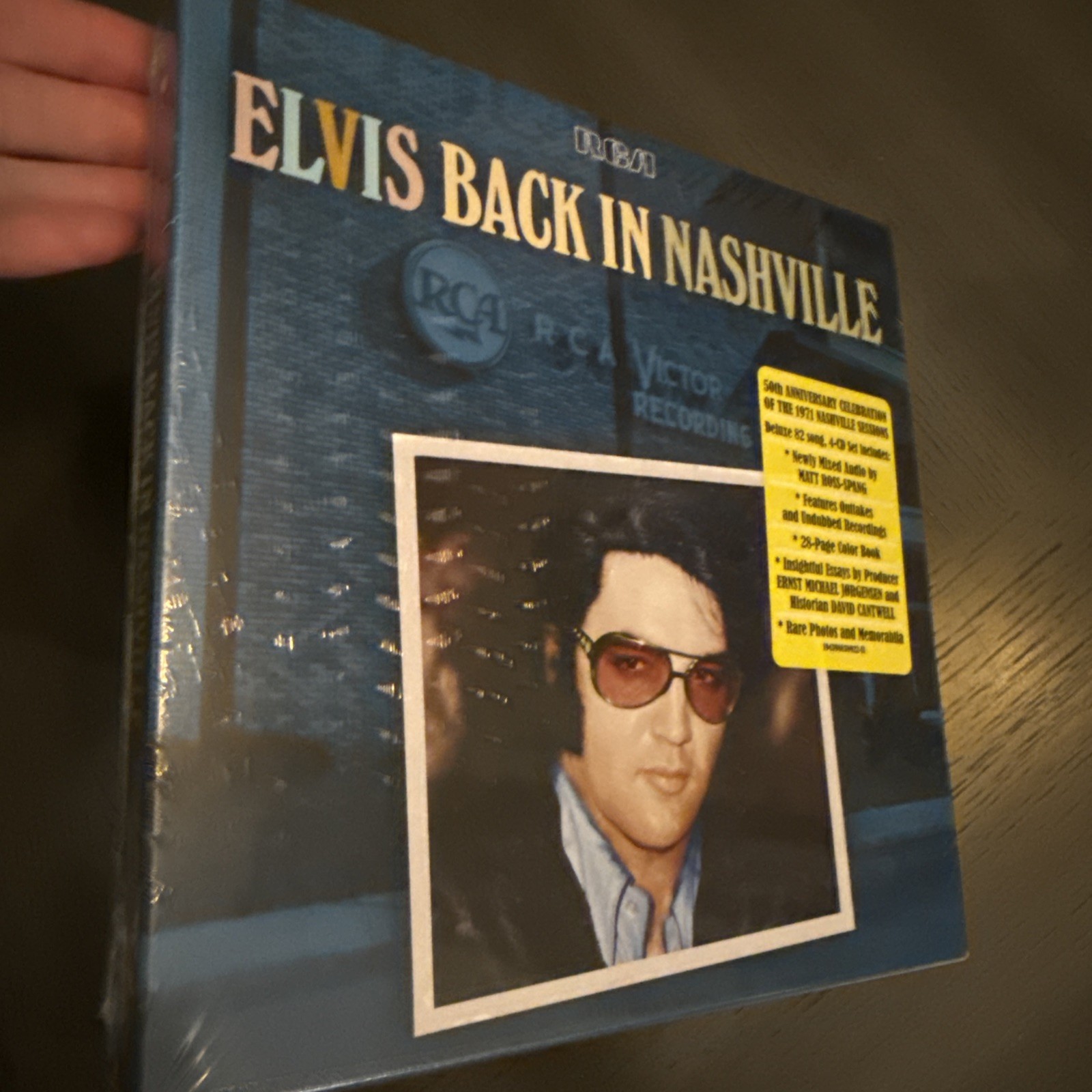 Elvis Back In Nashville 4 CD Box Set 50th anniversary Nashville session SEALED