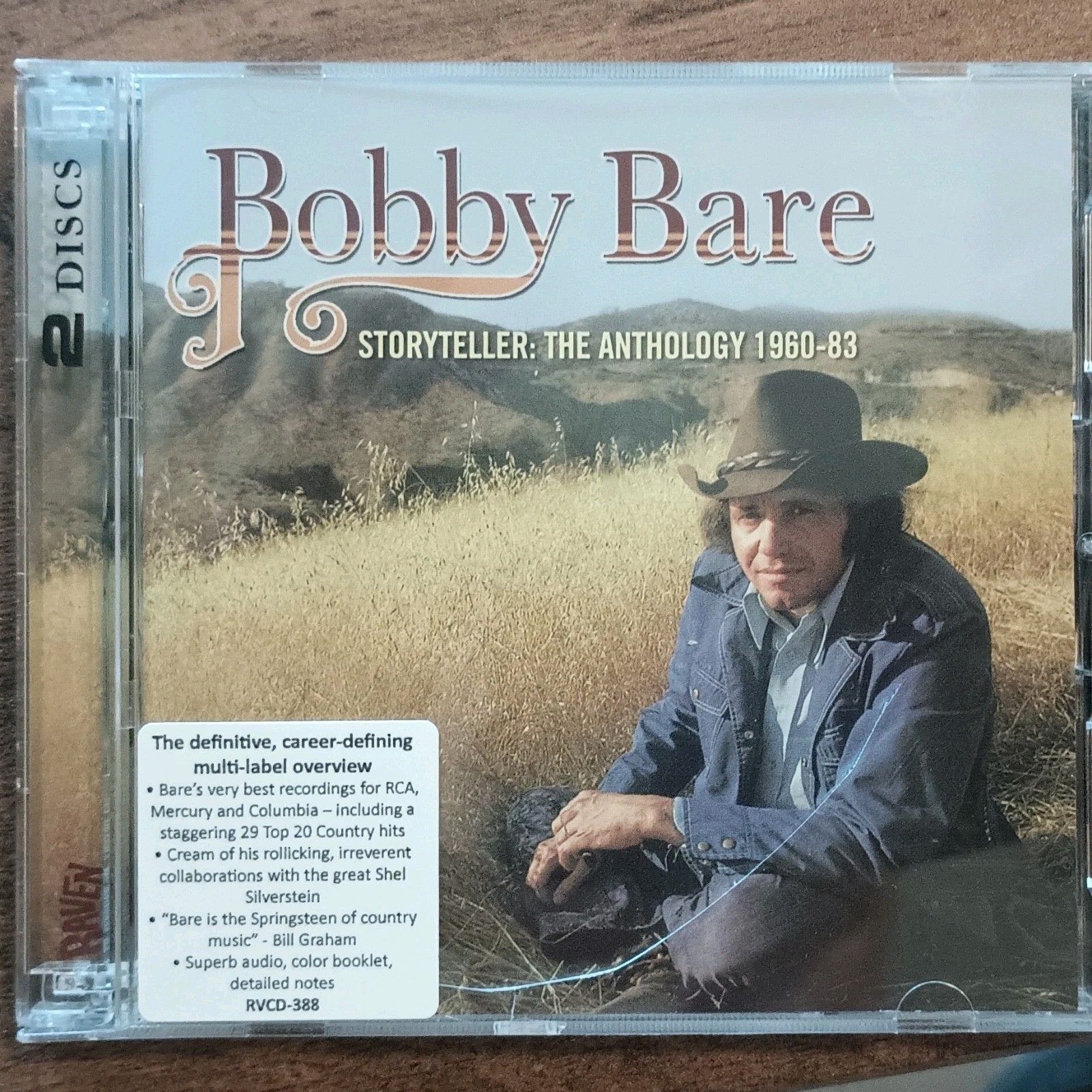 Bobby Bare The Storyteller: The Anthology 1960-1983 2CD Raven RVCD-388