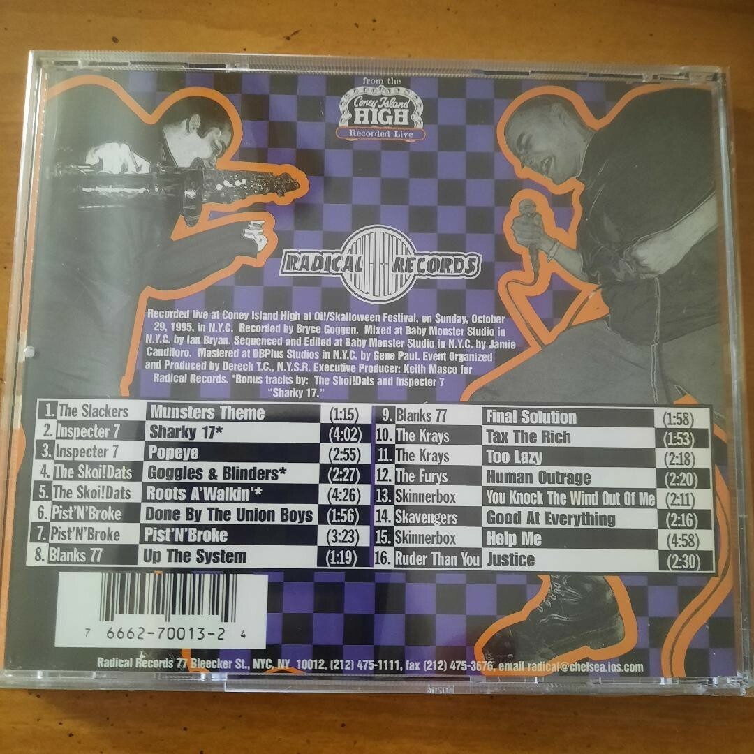 Oi! Skampilation.Vol #1,#2, #3. Three discs. Brand New sealed CDs. Ships Fast!