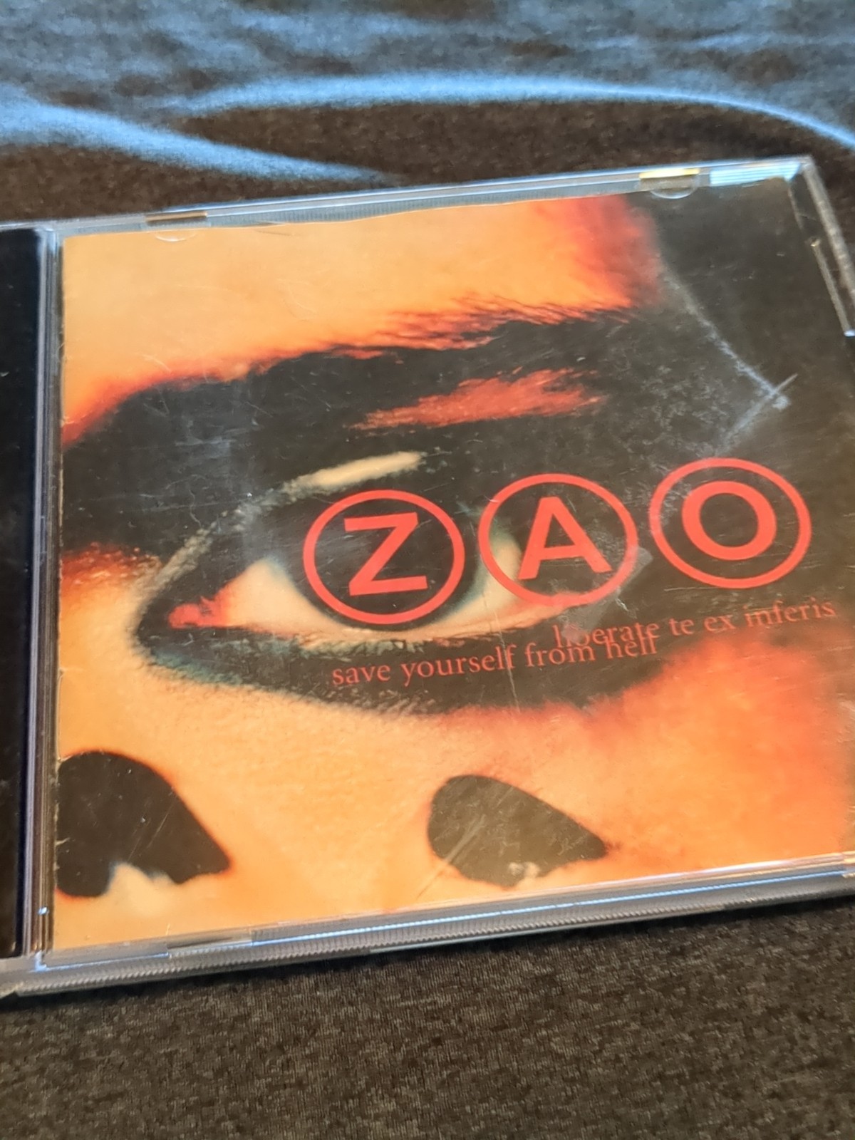CD ZAO Liberate Te Ex Inferis save yourself from hell rare black tray *scratched