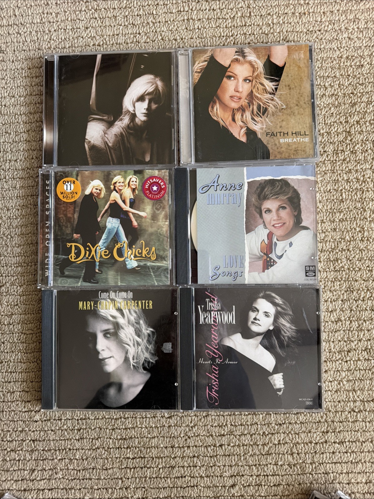 Lot of 6 Music CDs - Female Country/Pop Collection