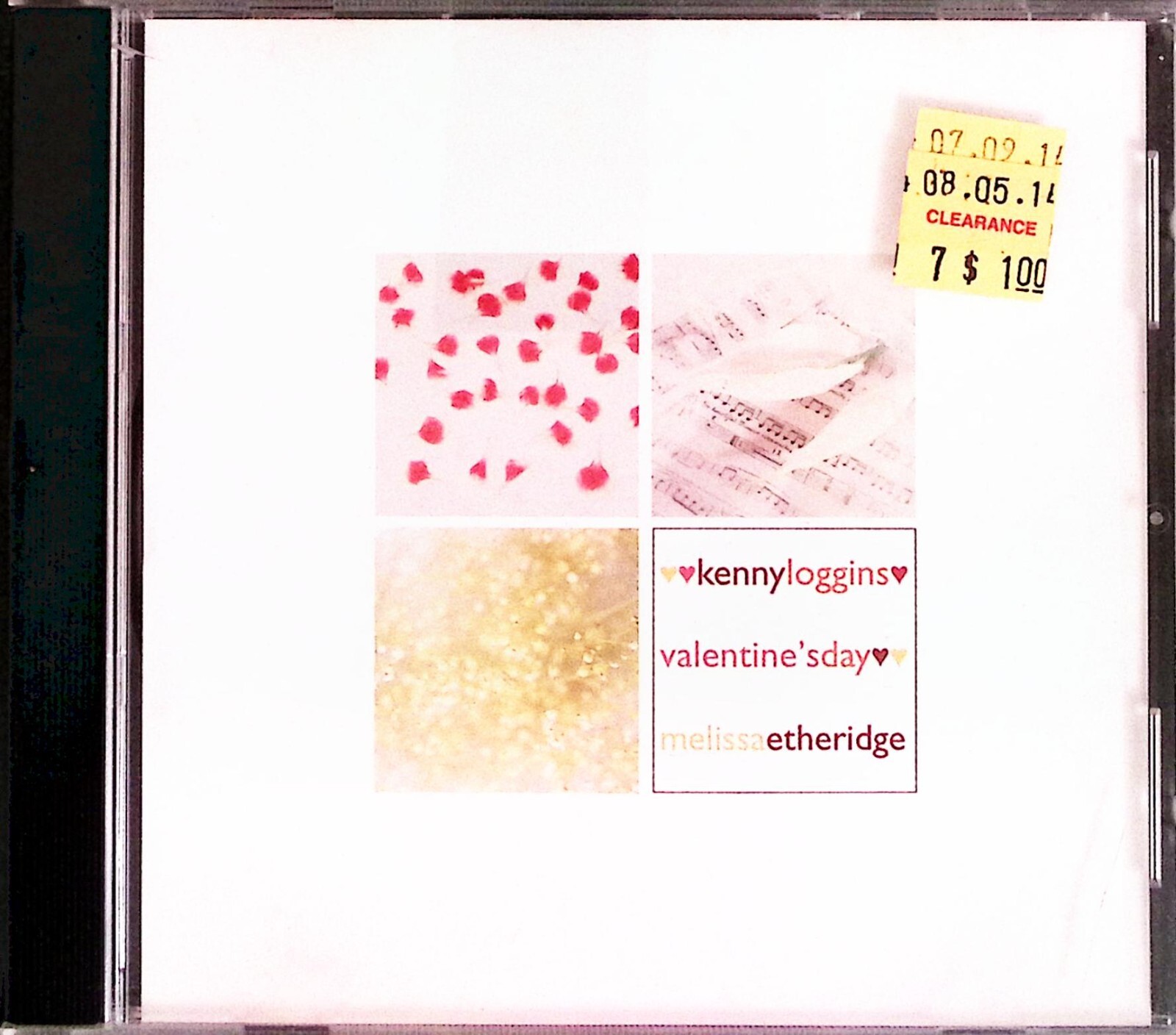 KENNY LOGGINS MELISSA ETHERIDGE VALENTINE'S DAY ALL THE BEST! RECORDS CD 5928