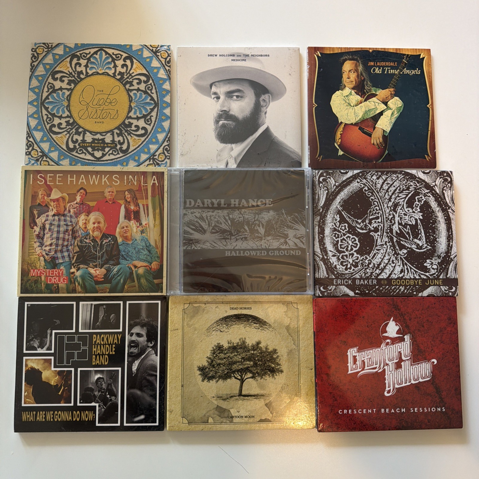 ALT INDIE COUNTRY, BLUEGRASS, FOLK CD LOT (9) RAY HOLCOMB, DEADHORSES... NEW!!