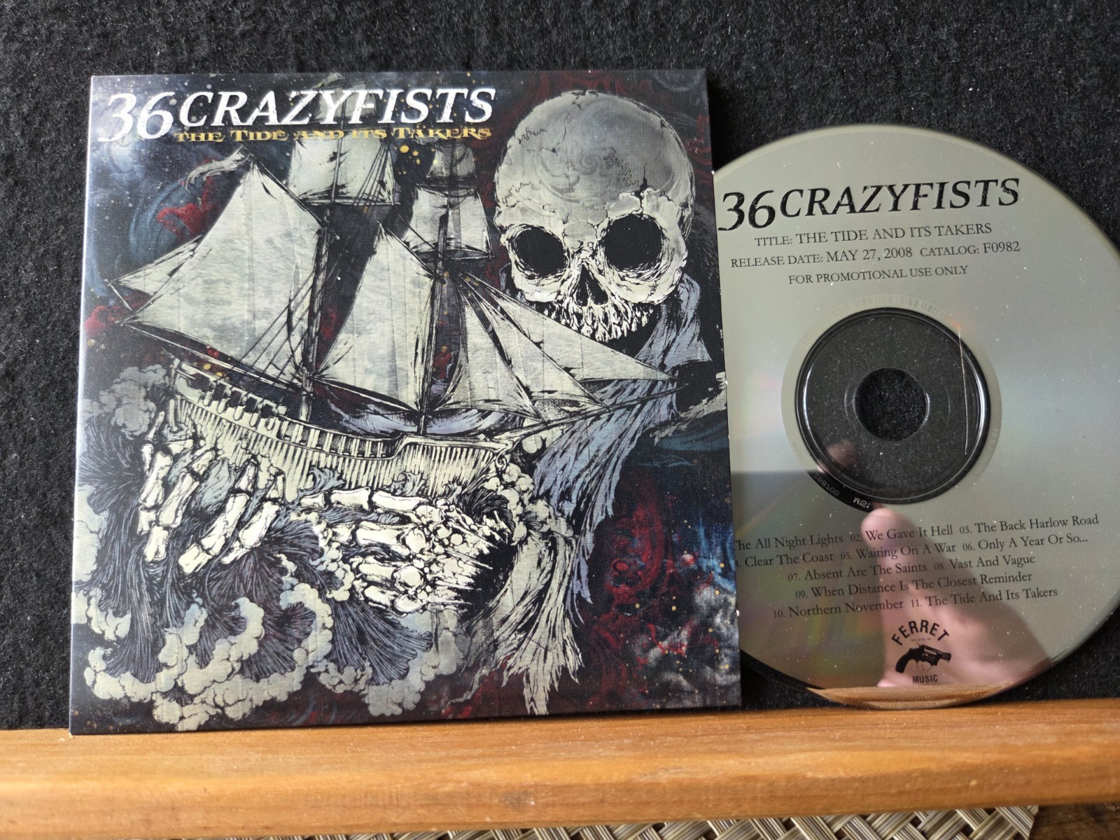 36 Crazyfists - The Tide And Its Takers CD (Promo)