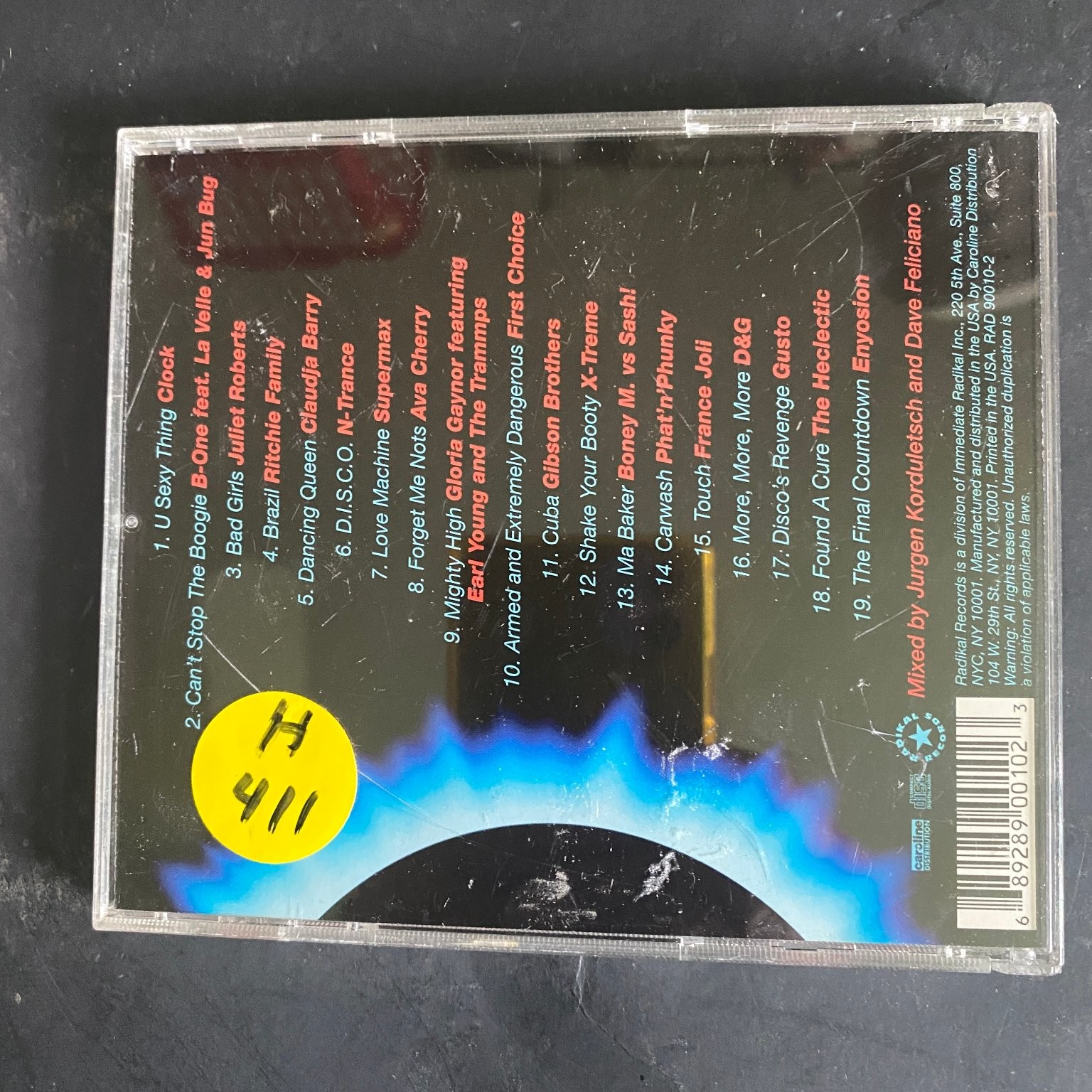 Disco Dance Hits 2 CD 1999 Radikal Records Dance Pop Funk Soul