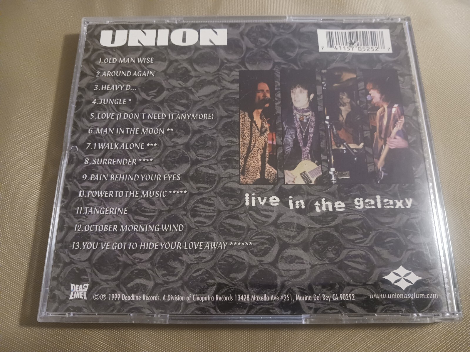 UNION : LIVE IN THE GALAXY (CD 1999)