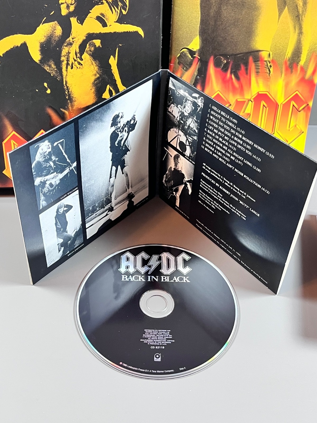 AC/DC: Bonfire Collector’s 4-CD Box Set (1997 Music CD) Excellent