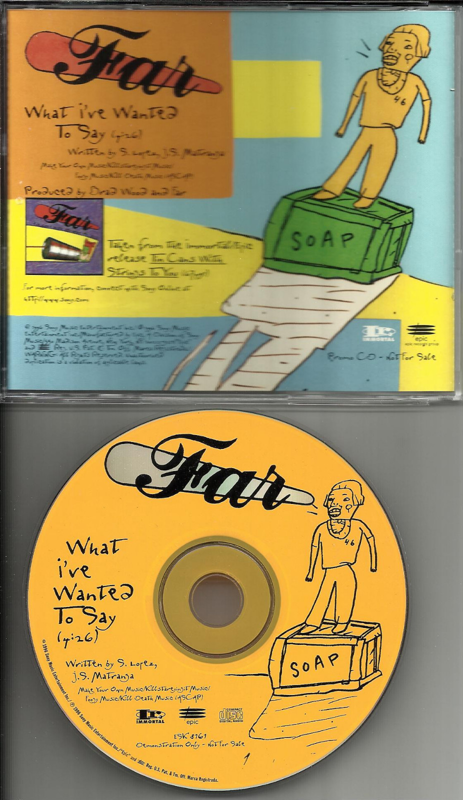 FAR what I’ve wanted to say ULTRA RARE 1996 USA PROMO Radio DJ CD Single ESK8161