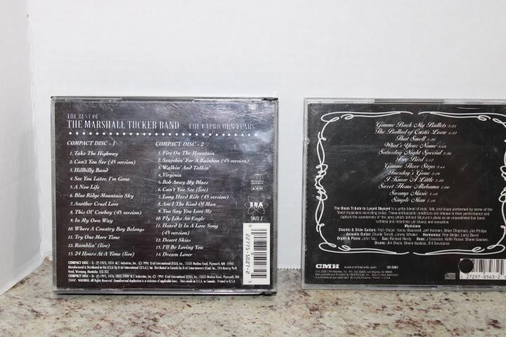 PRE-OWNED Southern Blues Rock MIXED CD Lot Marshall Tucker Band & Lynyrd Skynyrd