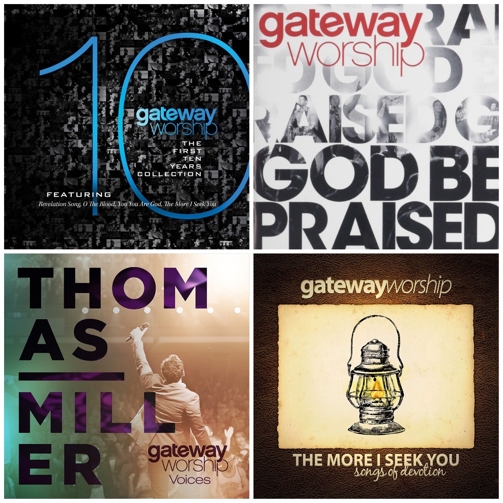 Gateway Worship The First 10 Years Collection Deluxe + More 4CD/2DVD Bundle Pack