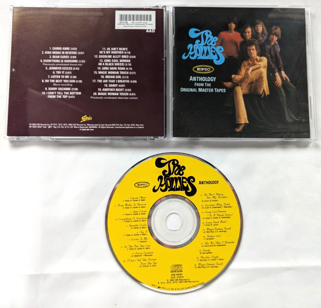 The Hollies - 20 Track Anthology (CD) Manchester Pop Rock Oldies EGK 46161