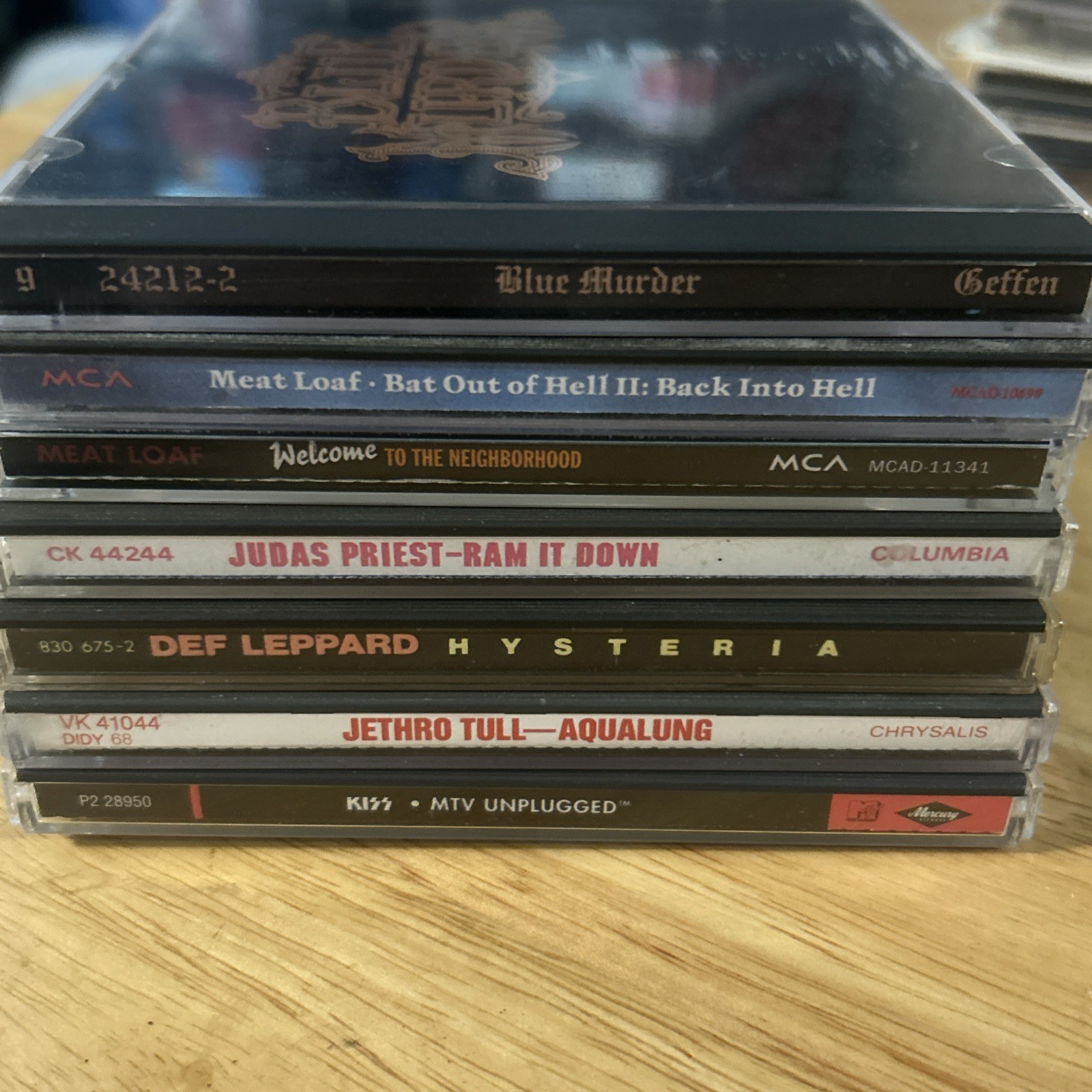Hard Rock & Glam & Hair Metal 7 CD Lot Def Leppard, Blue Murder, Judas Priest