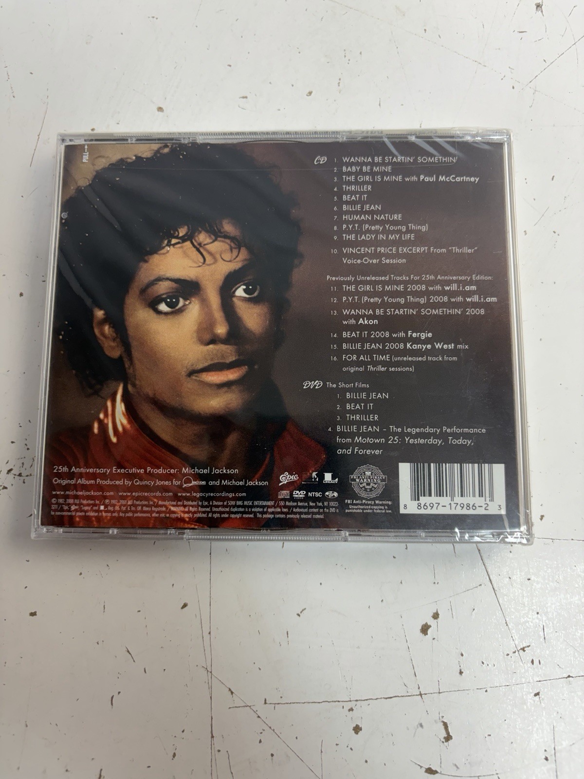 Thriller: 25th Anniversary Edition by Jackson, Michael (CD, 2008)