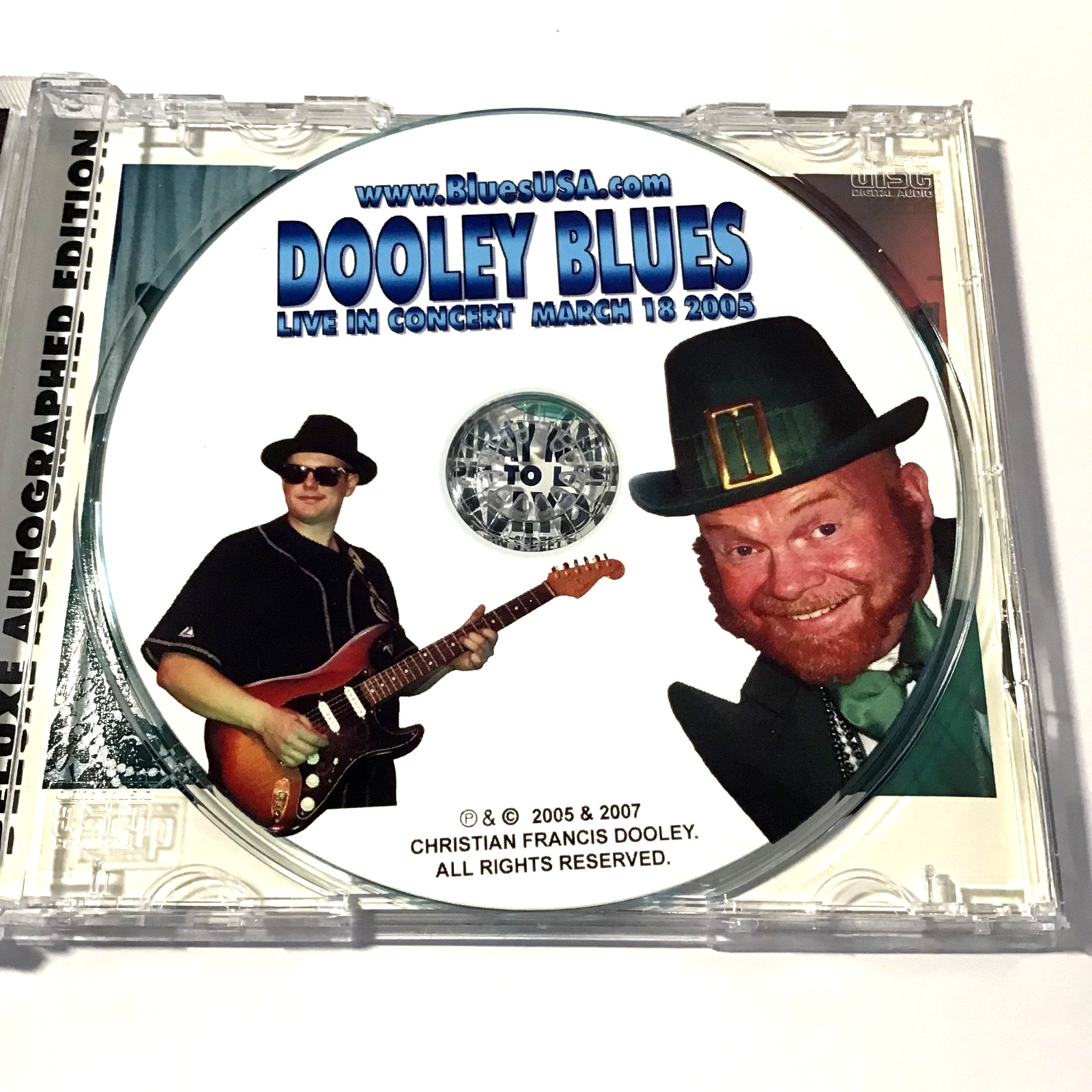 Dooley Blues Live In Concert March 18 2005 CD Signed Self-Released CD-R, Rare