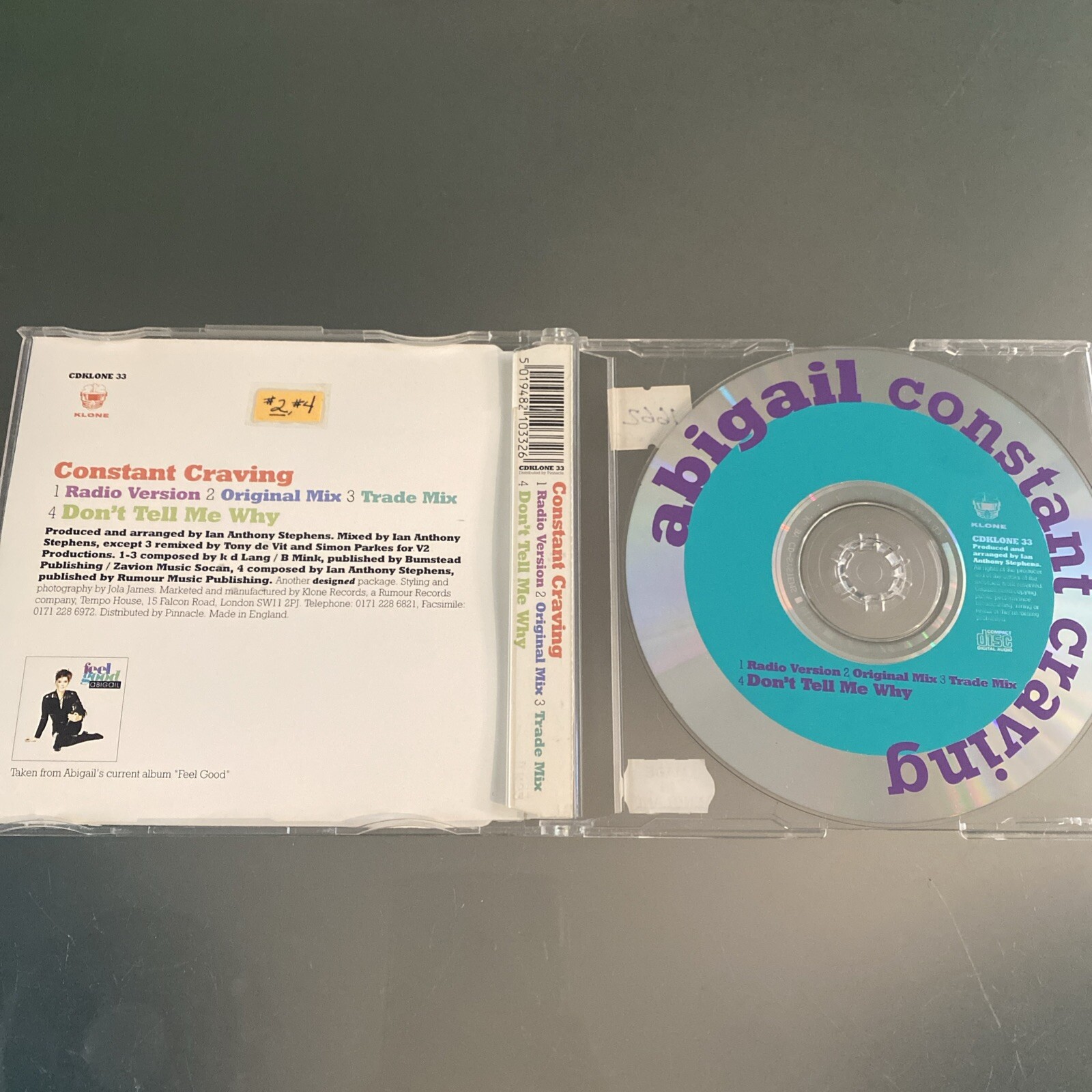 Abigail 2 💿 IMPORT LOT- Constant Craving '95 Germany Import & England Import