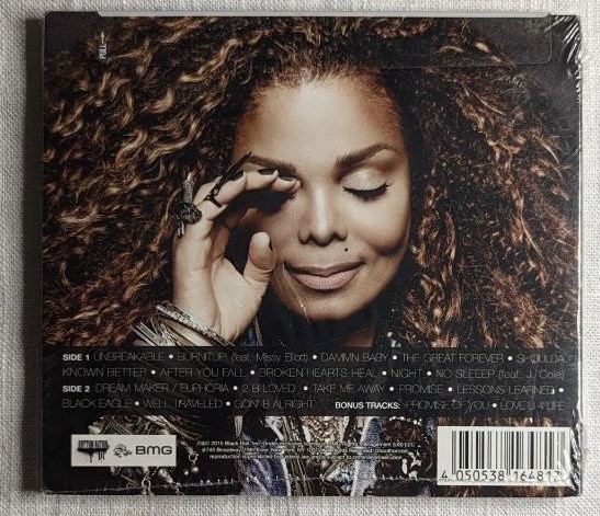 Janet Jackson - Unbreakable Target Exclusive + 2 Extra Songs CD 2015 Brand New