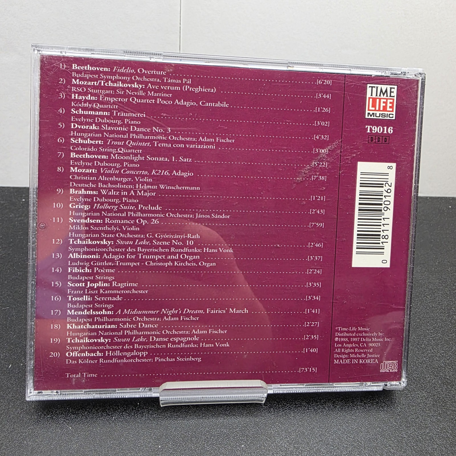 100 Masterpieces of Classical Music 5-CD Set Time Life Digital Recording