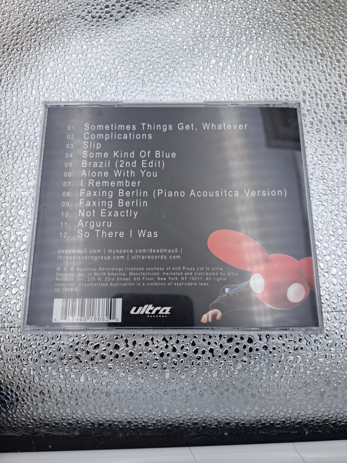 Random Album Title by Deadmau5 (CD, 2008) Moderate Scratching