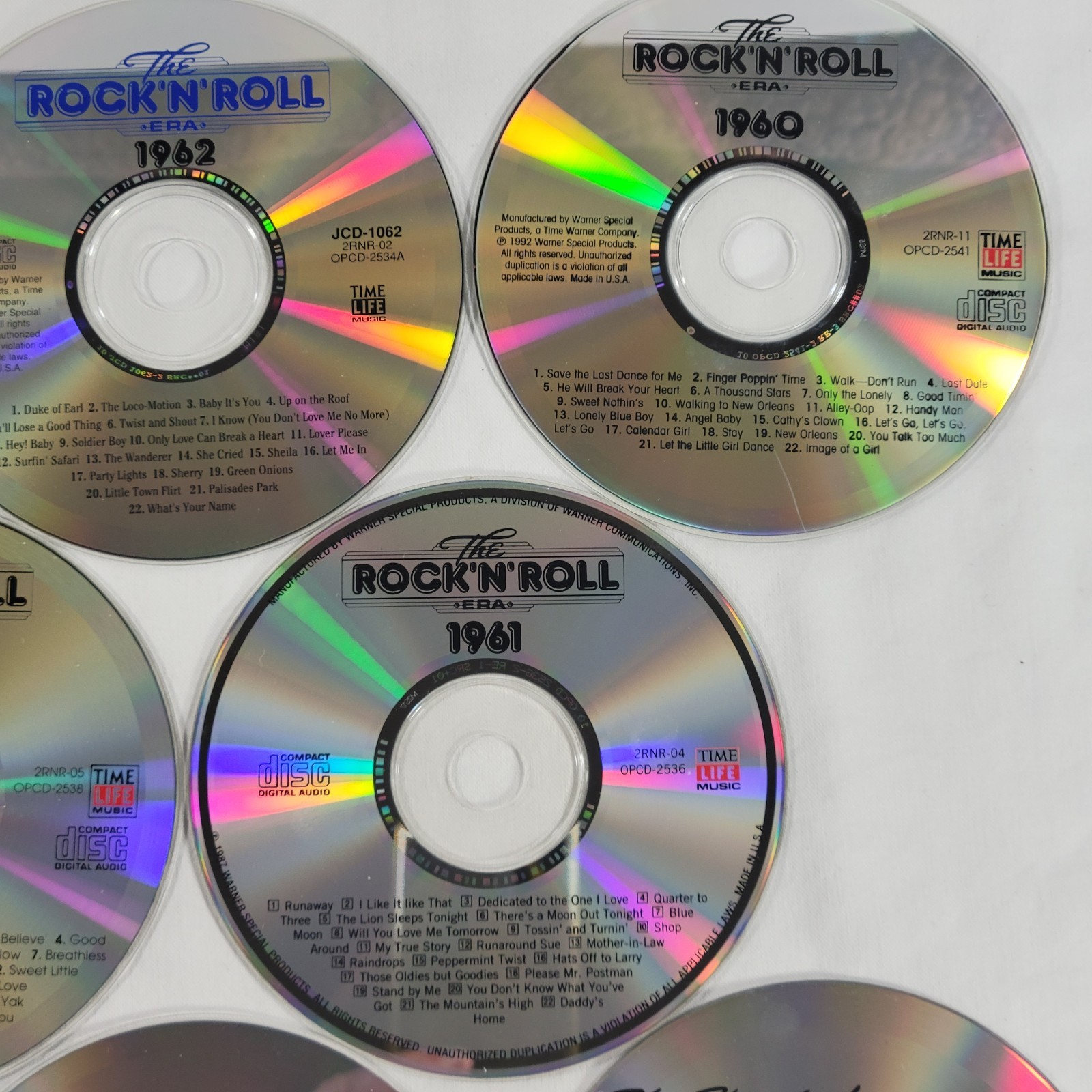 Time Life Oldies CD Lot Of 16 Just The Discs 1950s 1960s Rock & Roll Music CDs