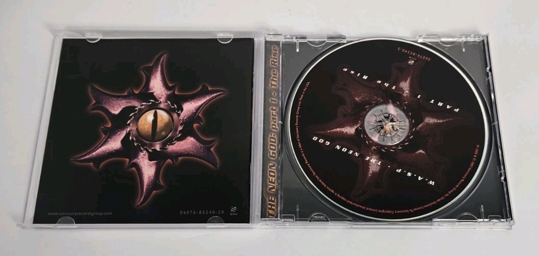 WASP The Neon God Part 1 The Rise W.A.S.P CD 2003 Sanctuary Records